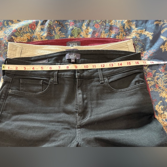 3 pairs NYDJ size 10P jeans. All used. - Picture 5 of 8